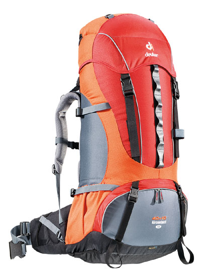 Deuter Aircontact 40+10 SL, Farbe: fire-orange